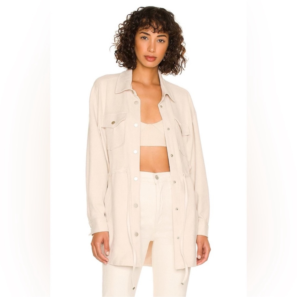 Blank NYC Let Me Know Tied Utility Shacket Jacket